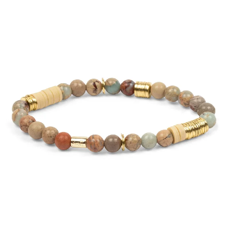 ladies bracelet christmas gold-Scout Intermix Stone Stacking Bracelet - Aqua Terra