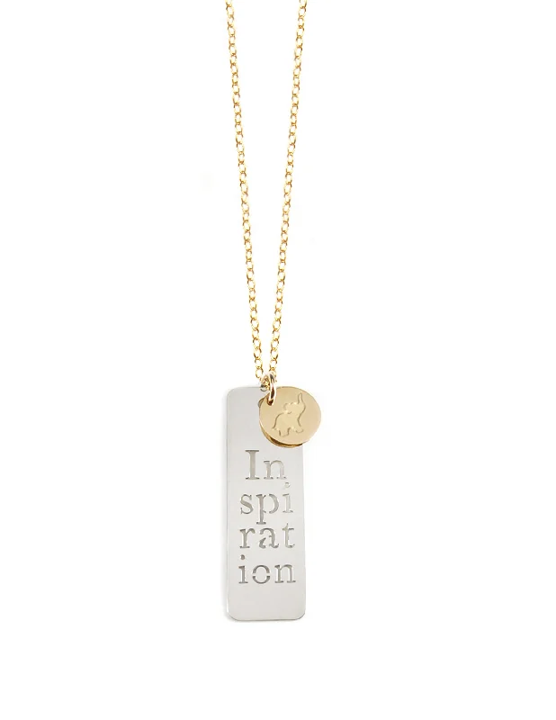 ladies necklace conflict-free-Inspiration Tag Necklace