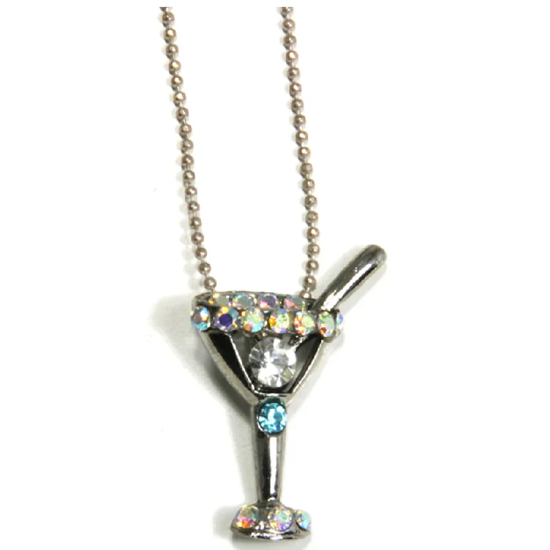 ladies necklace eco-friendly-Drink Necklace AB Martini