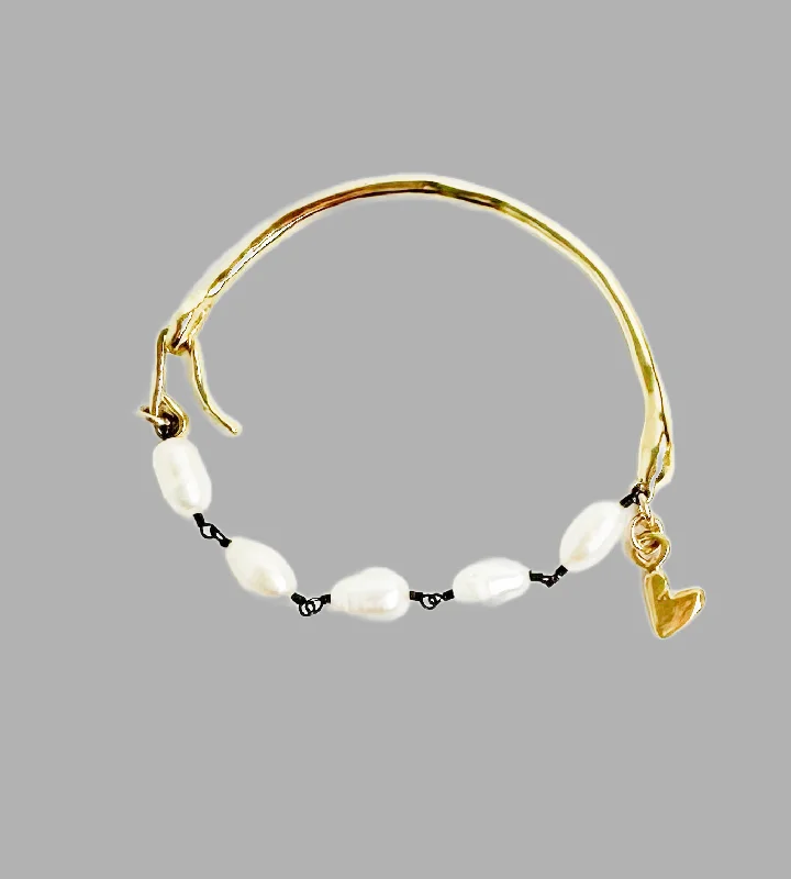 ladies bracelet trendy gold-Jennifer Charm Bracelet