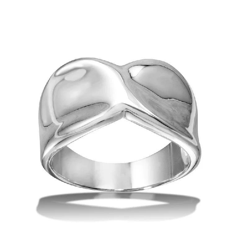 Ladies rings e-commerce store finds-High Polished 925 Sterling Silver Twist Ring - CR00720