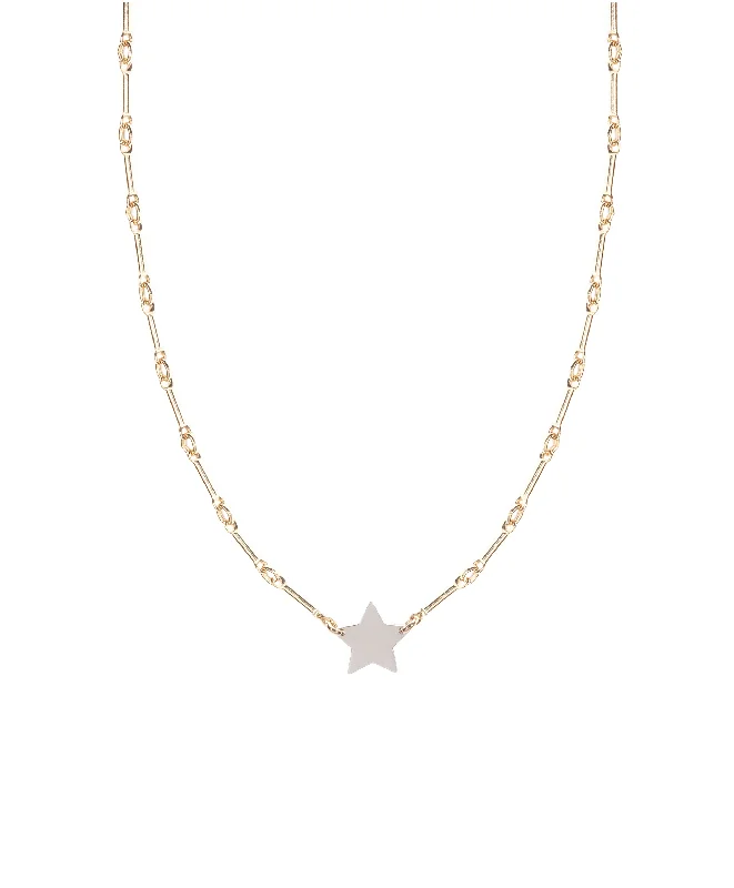 ladies necklace celestial-Dalia Star Necklace